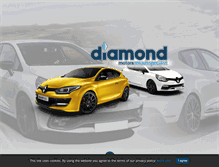 Tablet Screenshot of diamondmotors.co.uk